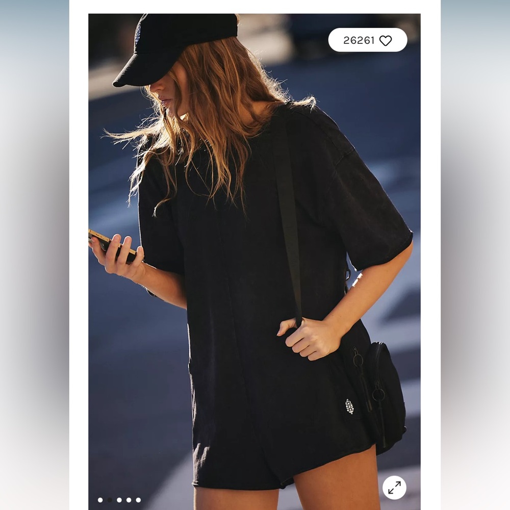 Free People Black Jumpsuit